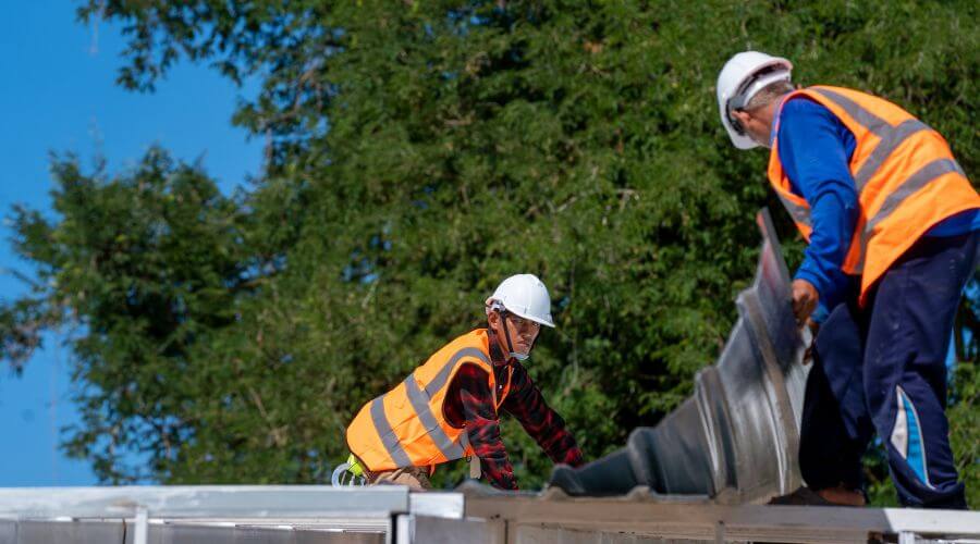 Professional metal roof installation in Little Chute, WI